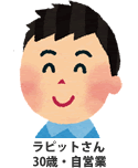 ラピットさん30歳・自営業